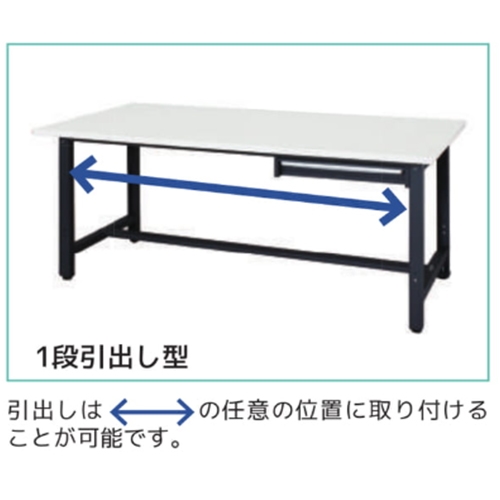 1500x750x735/500kgワークベンチ(1段引出し_画像03