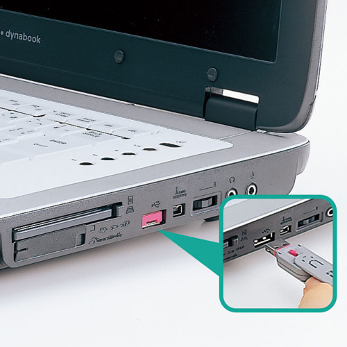USBコネクタ取付セキュリティキット(赤)_画像04