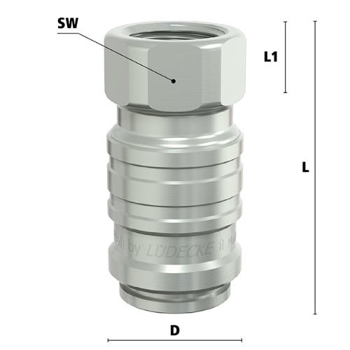 G3/4 in雌ねじカプラー(真鍮製)_画像02
