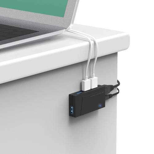 [4ポート]USB3.0ハブ(マグネット固定式)_画像03
