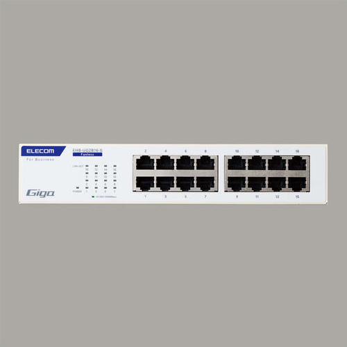 215x133x42mm[16ポート]スイッチングハブ_画像03