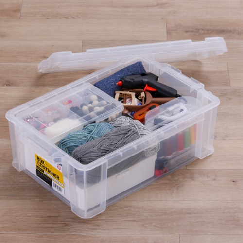 439x287x146mm 収納ボックス(クリアー/5個)_画像04