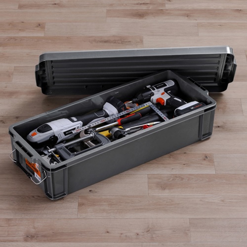 710x300x160収納ケース(チャコールgrey/4個_画像04