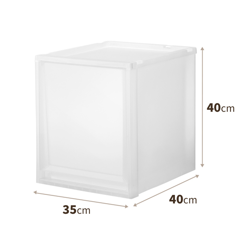 350x400x400mm　引出し式収納ケース_画像04