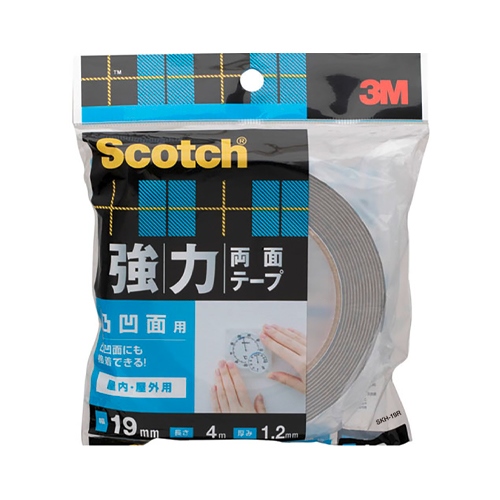 19mmx4m 両面テープ(強力/凹凸面用)_画像02