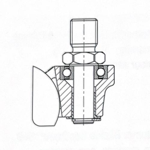 50mm/M16キャスター(自在･ツインホール･PU)_画像02