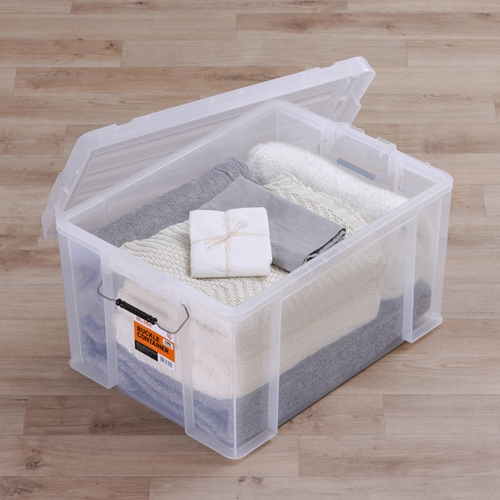 624x450x330収納ケース(バックル付/透明3個_画像04