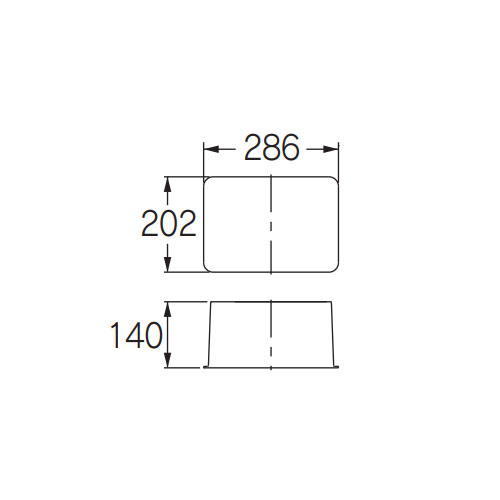 286x202x140散水栓ボックス(プラスチック黒_画像04