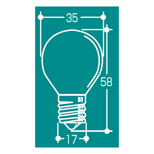 100V/40W/E17 非常灯用電球_画像03