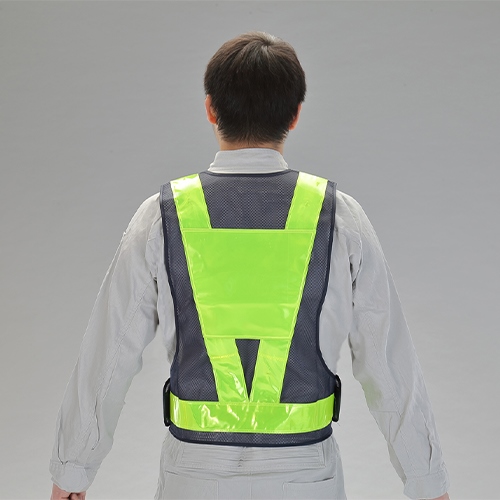 LED安全ベスト(紺/黄)_画像03