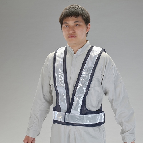 LED安全ベスト(紺/白)_画像03