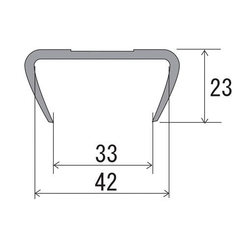 33-42mmx2m トラック用ゲートプロテクター_画像04