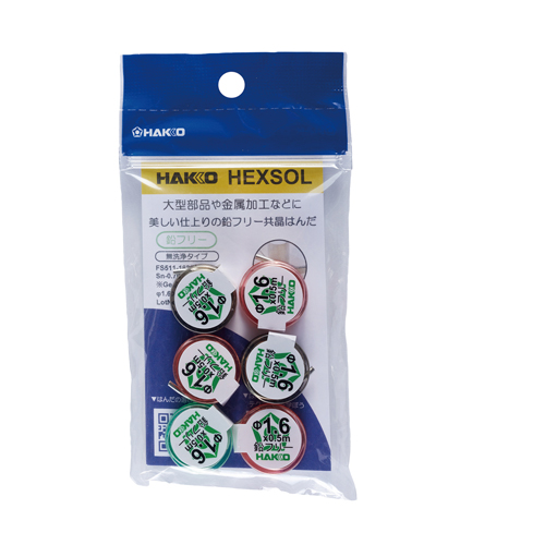 φ1.6mm/50cm 鉛フリー共晶はんだ(6個)_画像02