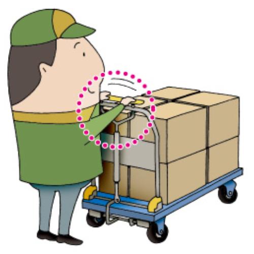 605x455/150kg運搬車(静音/ハンドブレーキ)_画像03