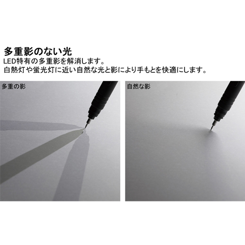 AC100V/4W 照明灯/LED(クランプ･卓上式/白)_画像03