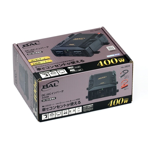 DC12V→AC100V/400W インバーター_画像02