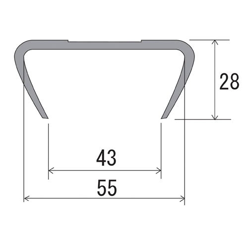 43-55mmx2m トラック用ゲートプロテクター_画像04
