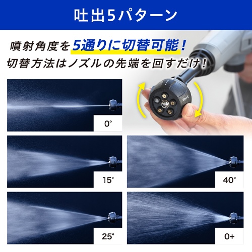 DC12.0V　電動ハンドウォッシャー(充電式)_画像03