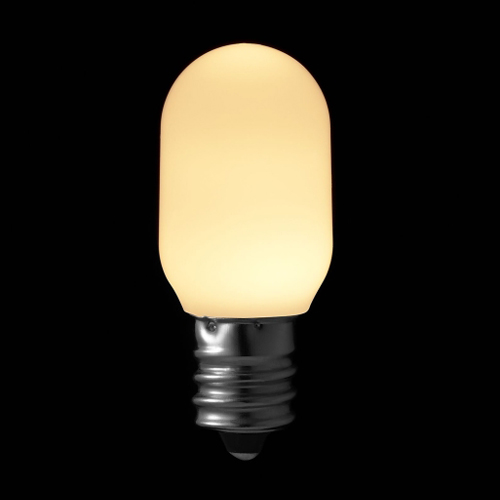 AC100V/0.5W/E12 LEDナツメ電球(電球色)_画像02