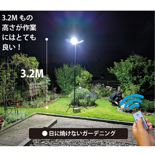 AC100V/70Wx3灯 作業灯/LED(スタンド付)_画像03