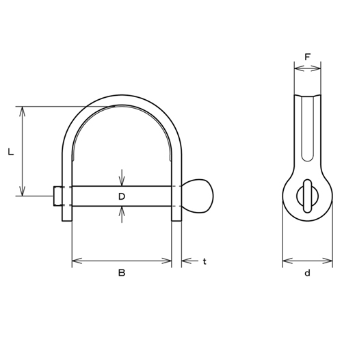 8.0mm ねじ式ワイドシャックル(SUS製)_画像03