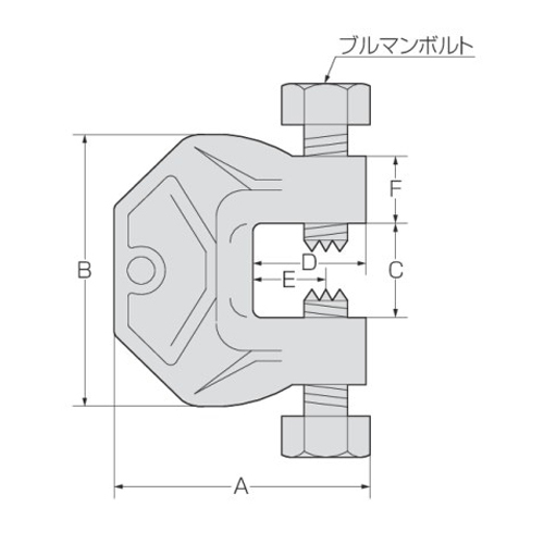 13-26mm/39mm 仮設用C型クランプ(両ボルト)_画像02