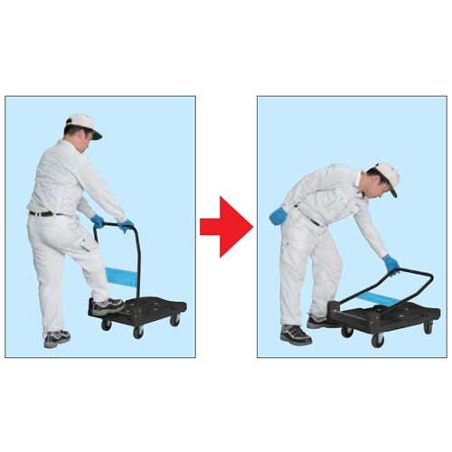 490x780/200kg運搬車(軽量/静音/ブレーキ付_画像03