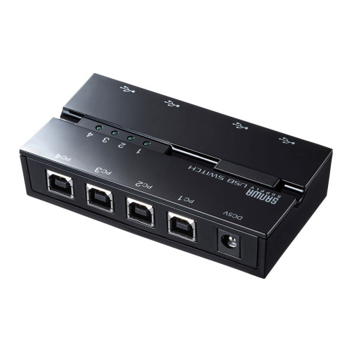 USB2.0USB切替器(4回路/ハブ/マグネット付)_画像02