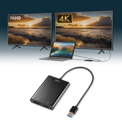 [USB3.1-HDMI]ディスプレイアダプター(4K対_画像03