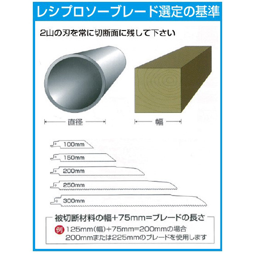 152x6T レシプロソーブレード(木工用/5枚)_画像02