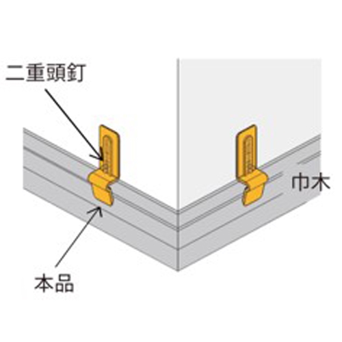 2.2x38mm 二重頭釘(100本)_画像02