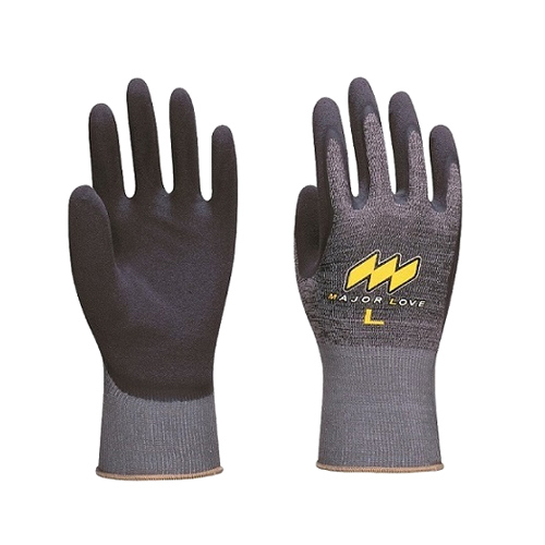 L/255mm手袋(天然ゴム張り/高グリップ/3双_画像03