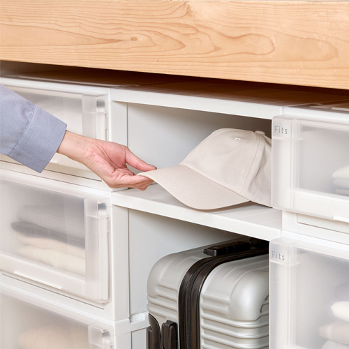 390x740x300mm 引出し式収納ケース(2個)_画像04