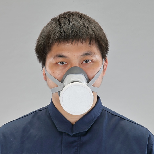 [フリー] 防毒マスクセット(塗装作業用)_画像02