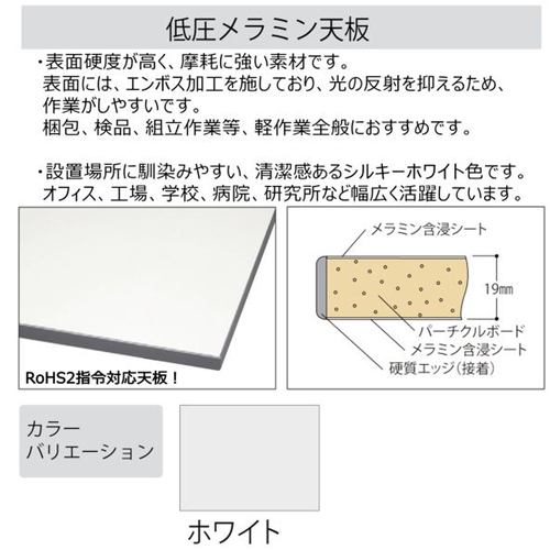750x450x950mm ツールワゴン(作業天板付)_画像02