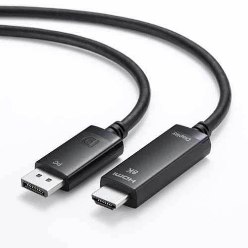 1.0m DisplayPort-HDMI変換ケーブル 8K対応_画像03