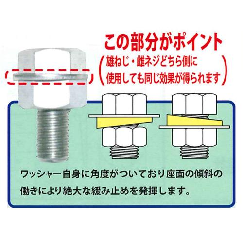 6.4x12.5x1.5mm ゆるみ止ワッシャー(10個)_画像02