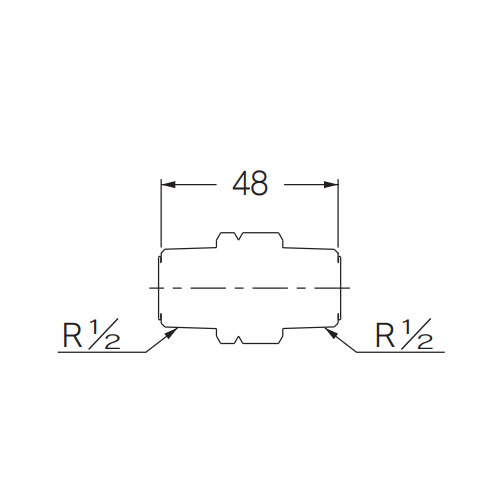 R1/2 in フリーターンニップル_画像02
