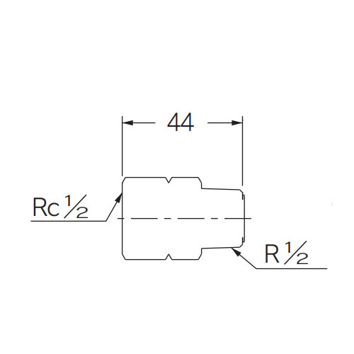 Rc1/2 inxR1/2 in フリーターンアダプター_画像03