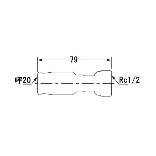 #20/Rc1/2 in 差込式内ネジアダプター_画像02