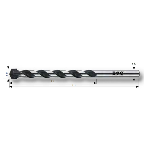 12.0x150mm コンクリート用振動ドリル_画像02