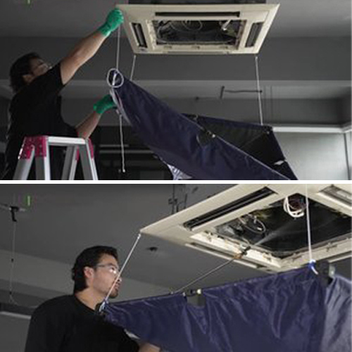 エアコン洗浄用カバー(天カセ用)_画像04