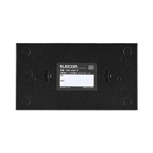154.5x85x26mm [8ポート]スイッチングハブ_画像04