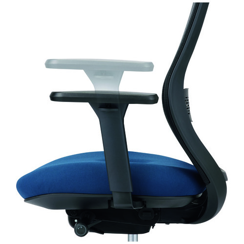 事務イス OCHT25 BK 肘付 ブラック_画像02