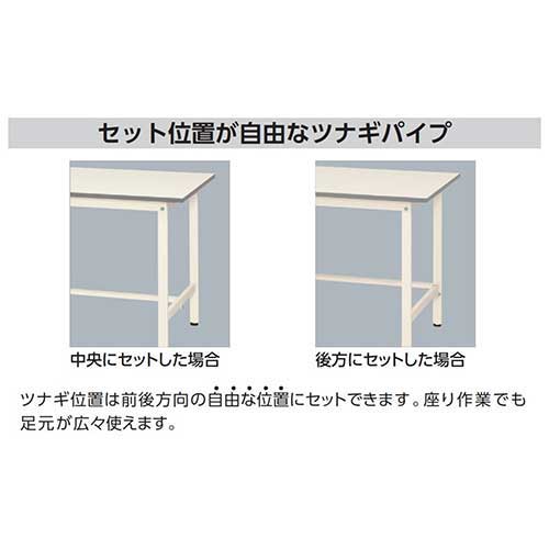 作業台固定式SUP-1275-WW シルキーホワイト_画像04